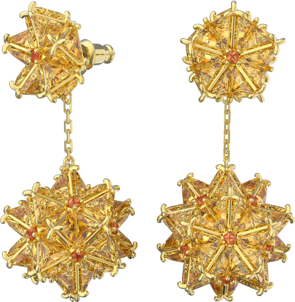 Swarovski Curiosa Yellow Swarovski Crystal Women's Earrings 5600499 sold by Ruumur
