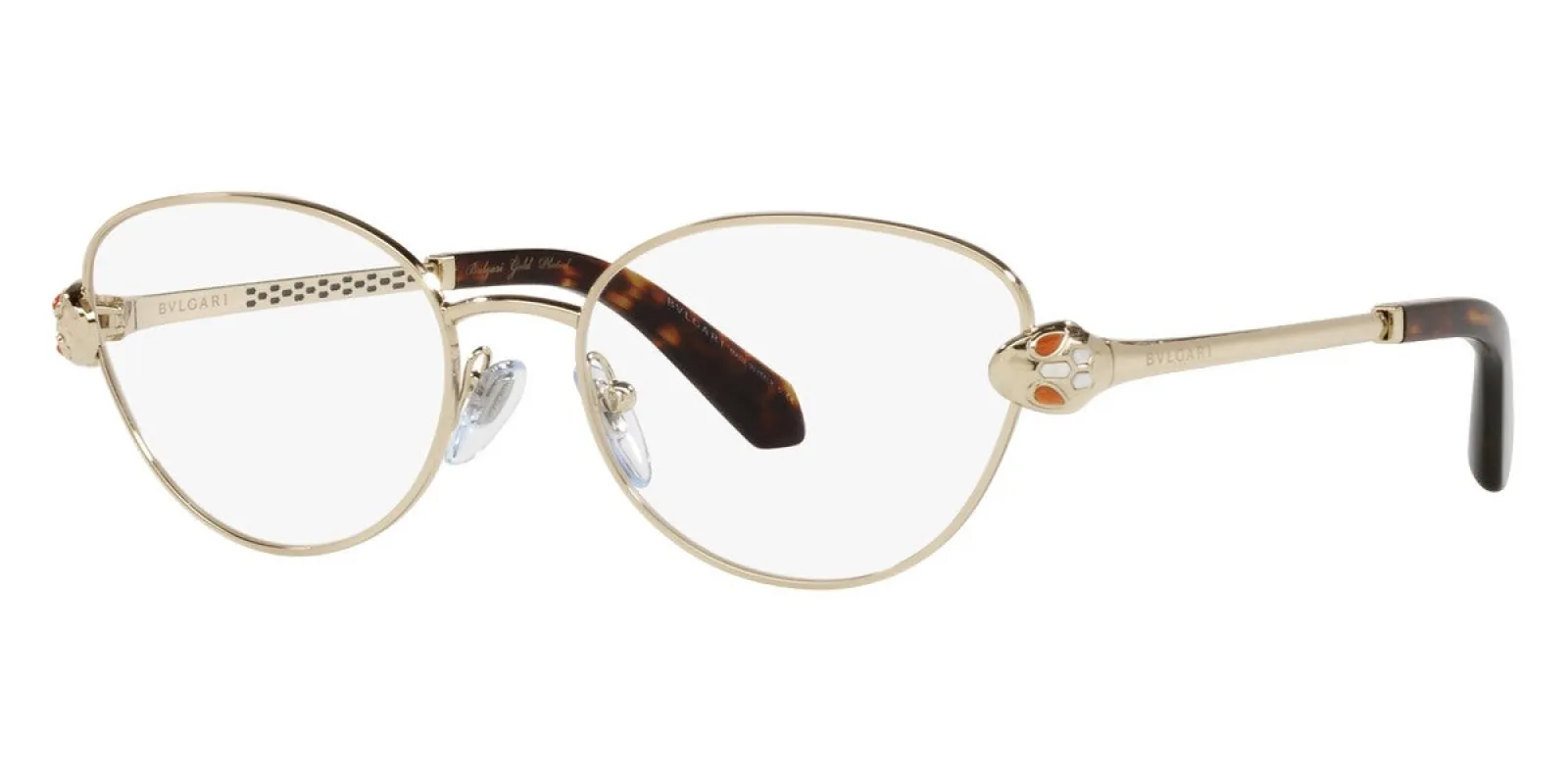 Bulgari Women's 53mm Pale Gold Plated Opticals BV2237KB-278-53 sold by Ruumur