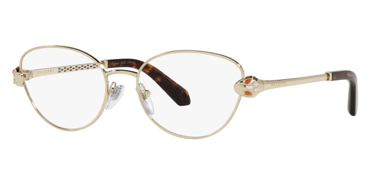 Bulgari Women's 53mm Pale Gold Plated Opticals BV2237KB-278-53 sold by Ruumur