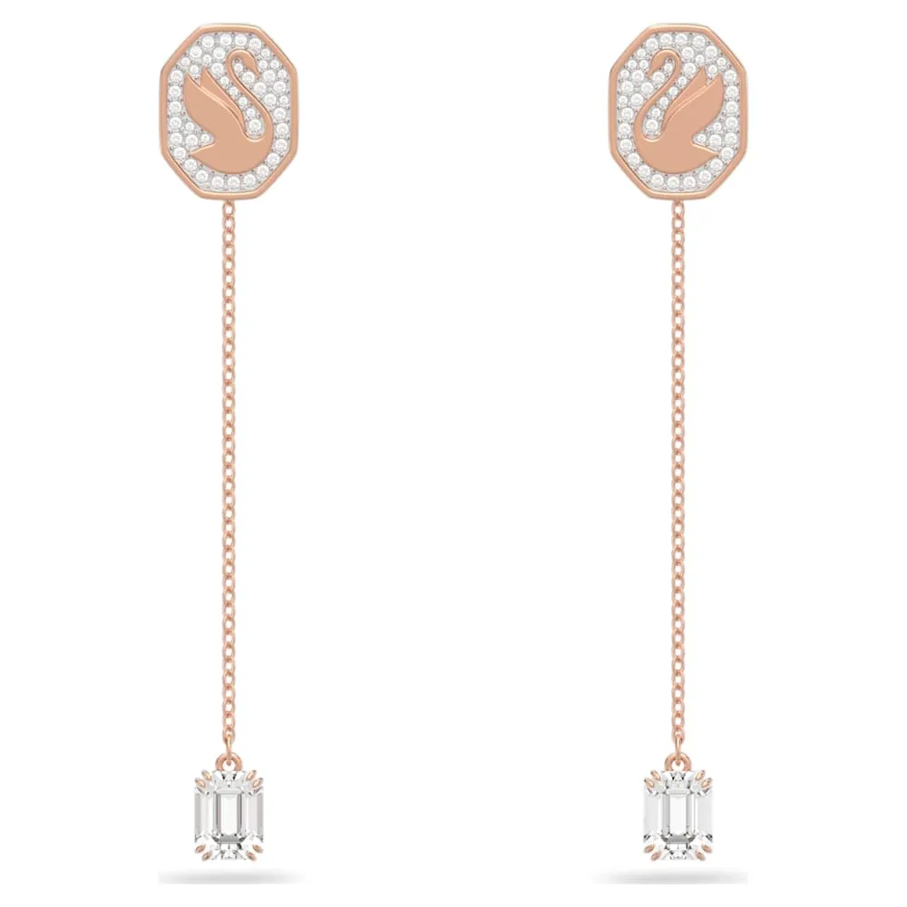Swarovski Swan White Swarovski Crystal Women's Earrings 5628569 sold by Ruumur