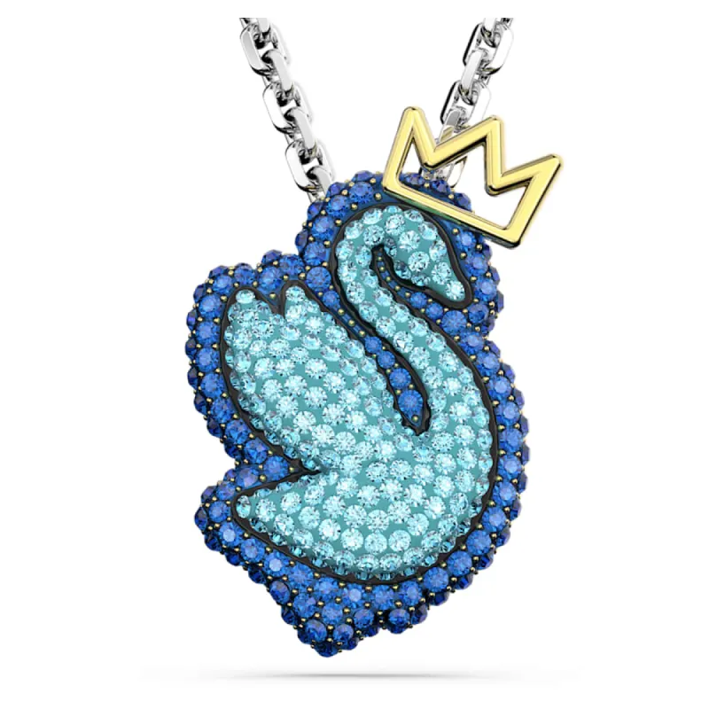Swarovski Women's Swan Blue Crystal Necklace 5649194 sold by Ruumur