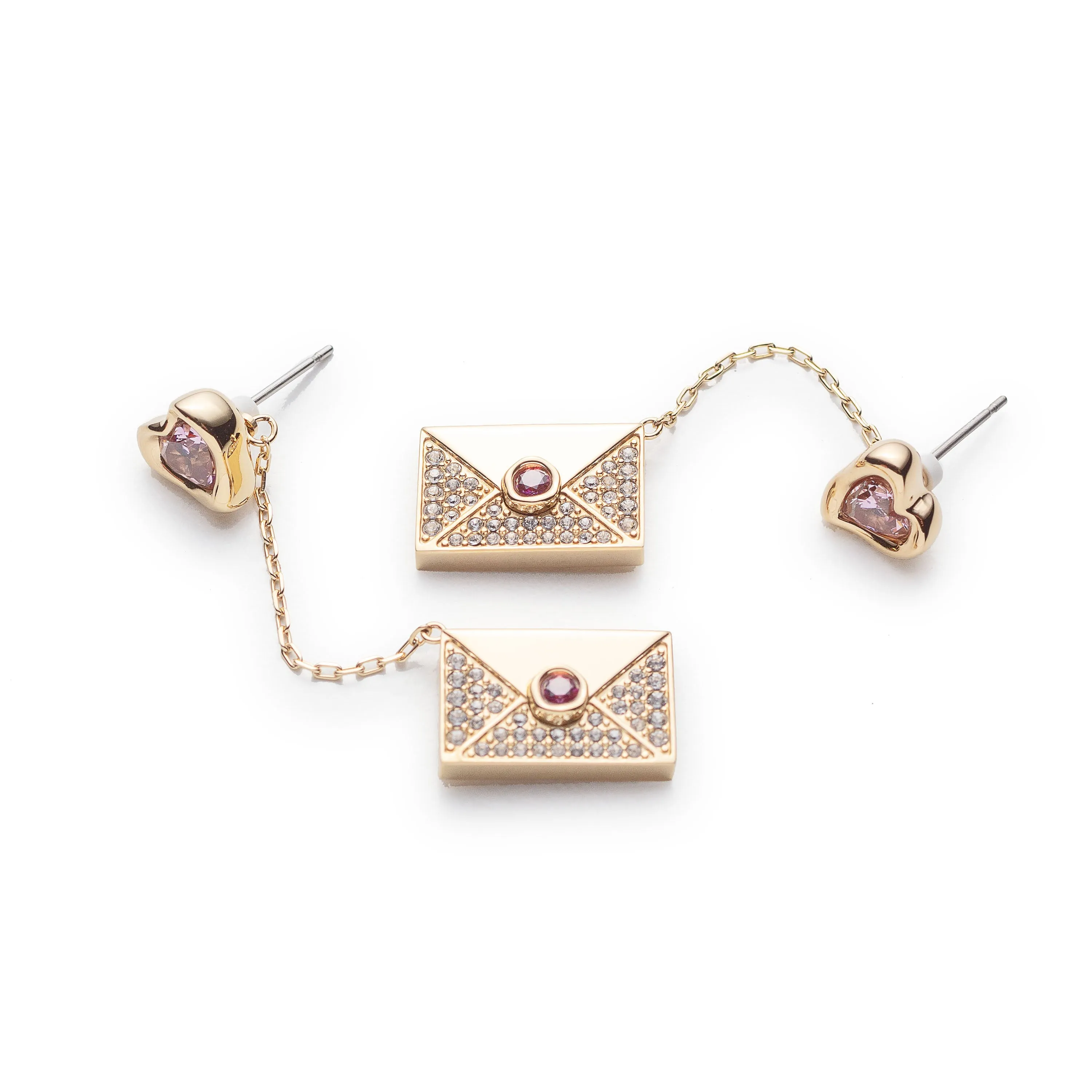 Swarovski Letra Red Swarovski Crystal Women's Earrings 5665841 sold by Ruumur