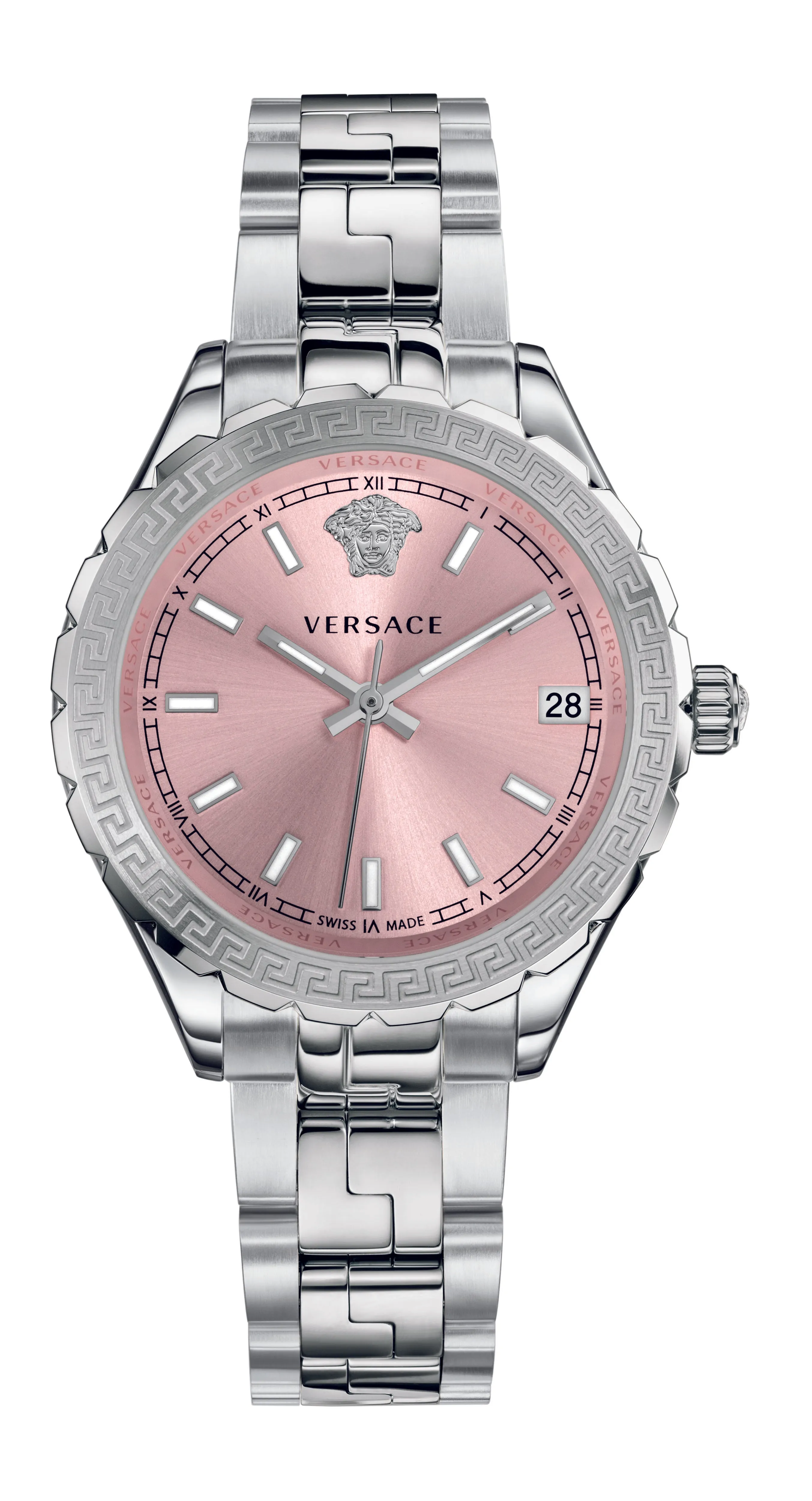 Versace Women's V12010015 Hellenyium 35mm Quartz Watch sold by Ruumur