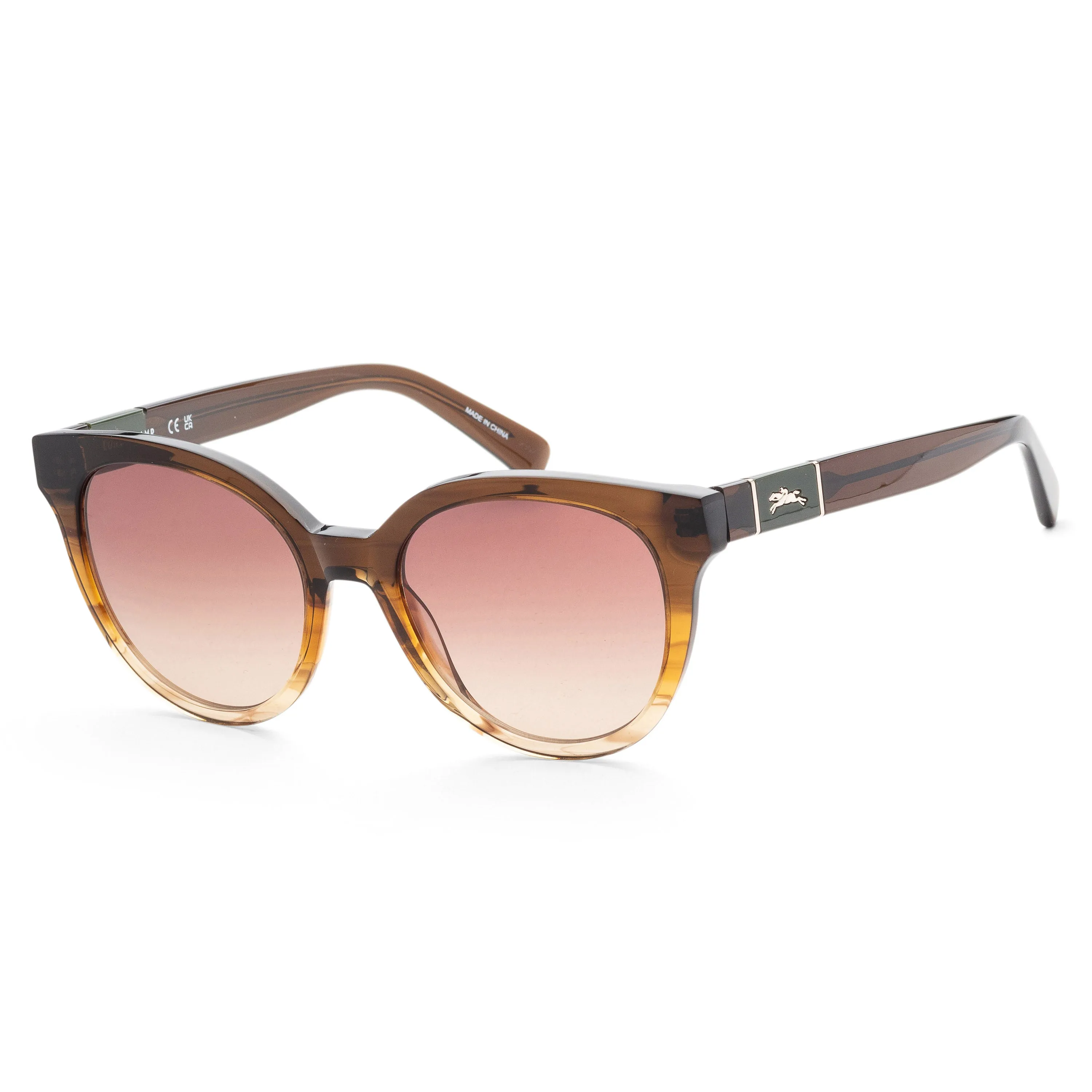 Longchamp Women's LO697S-701 Fashion 53mm Striped Honey Sunglasses sold by Ruumur