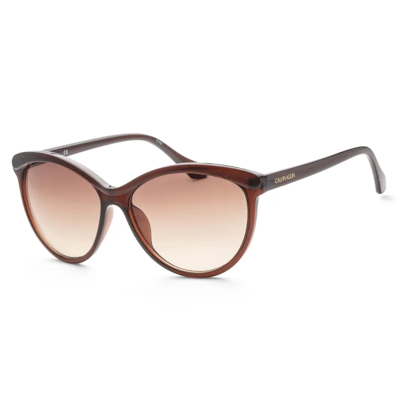 Calvin Klein Women's Fashion 58mm Crystal Brown Sunglasses sold by Ruumur