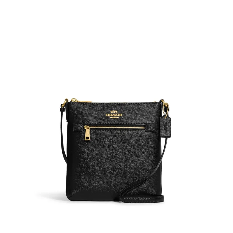 Coach Women's Black Mini Rowan File Bag sold by Ruumur