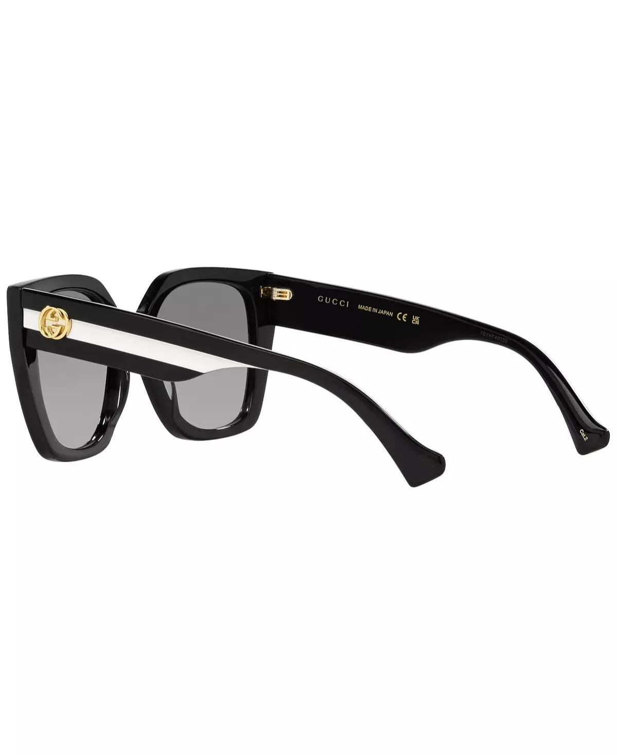 Gucci Butterfly Sunglasses Black/Grey Gradient/White 55mm sold by Ruumur product image thumbnail 3