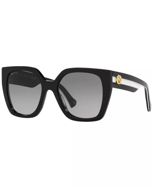 Gucci Butterfly Sunglasses Black/Grey Gradient/White 55mm sold by Ruumur