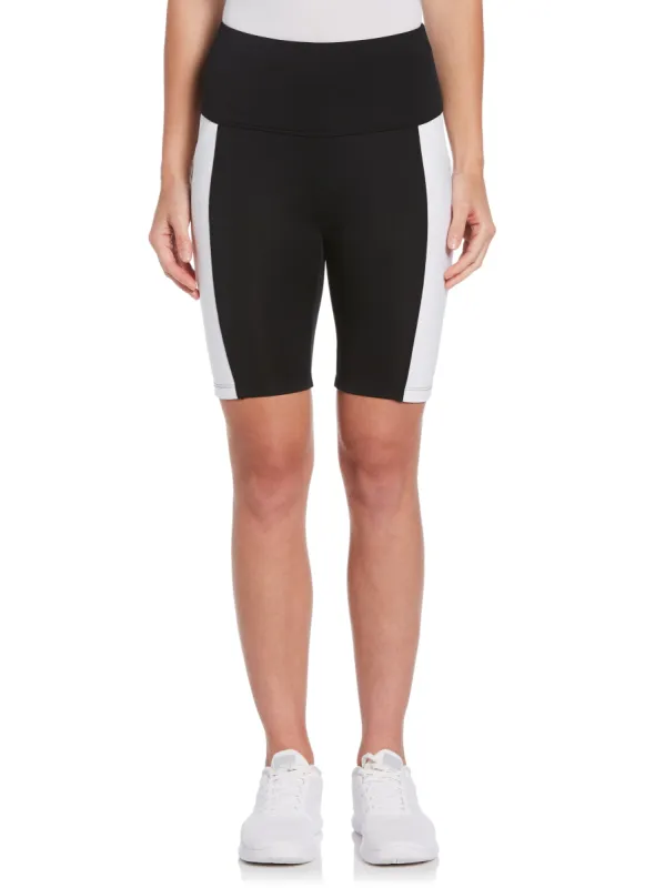 Grand Slam - Women's Color Block Biker Short made by Ruumur