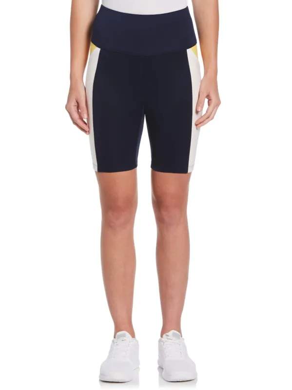 Grand Slam - Women's Color Block Biker Short made by Ruumur