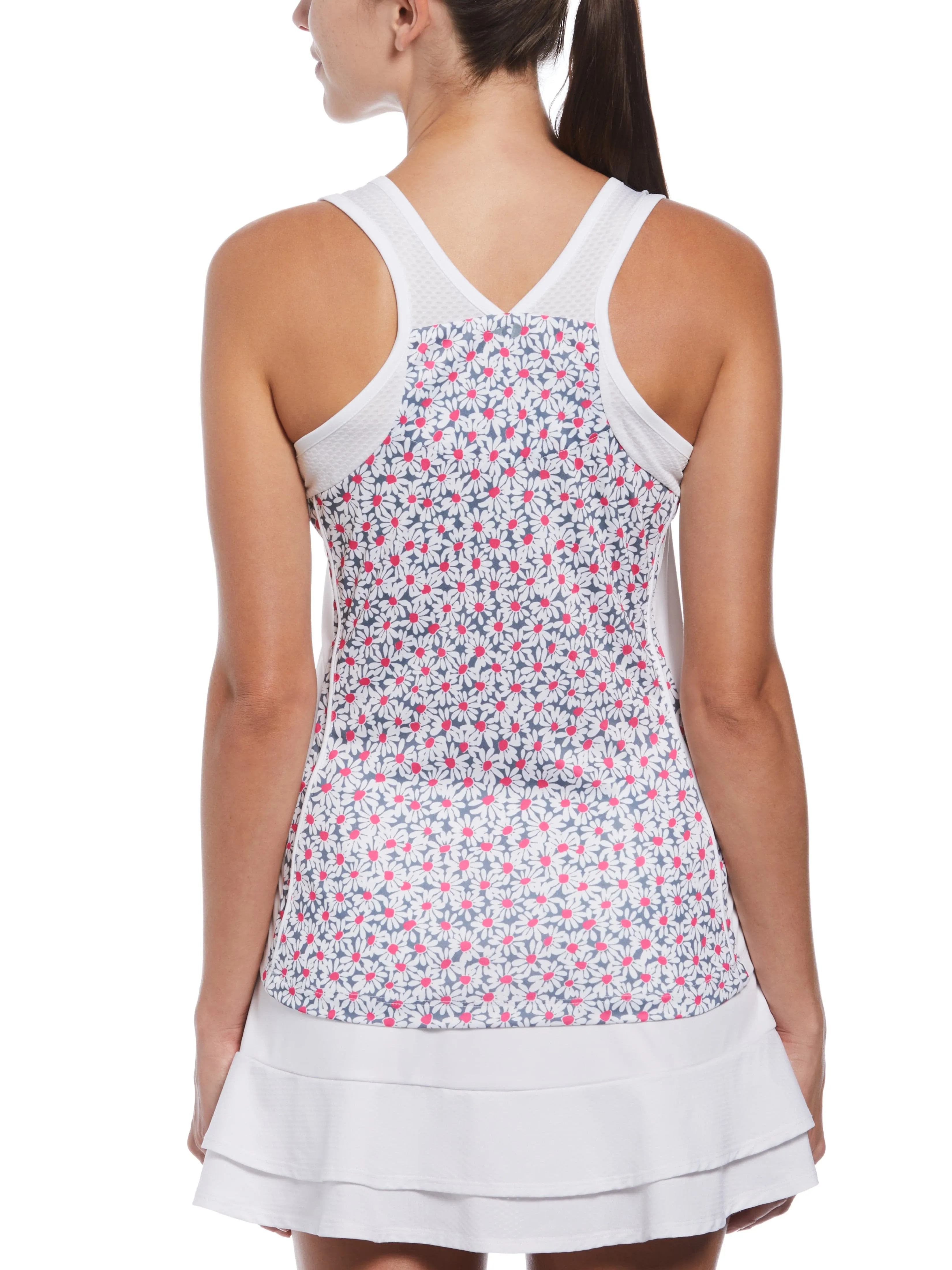 Grand Slam - Women's Floral Print Tennis Tank Top sold by Ruumur product image thumbnail 2