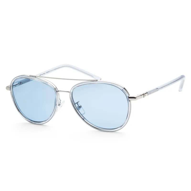 Tory Burch Women's Fashion TY6089-330672-57 57mm Transparent Azure Sunglasses sold by Ruumur
