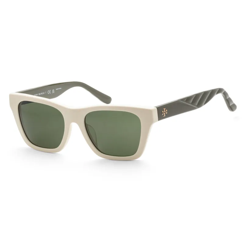 Tory Burch Women's Fashion TY7181U-190671 52mm Solid Ivory Sunglasses sold by Ruumur