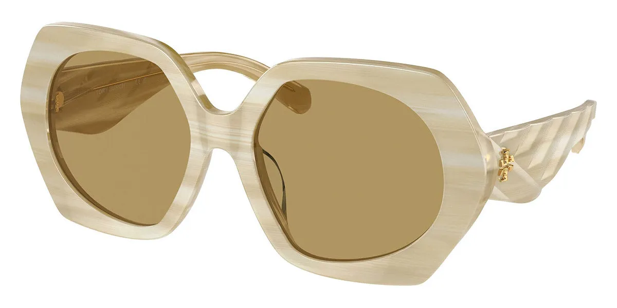 Tory Burch Women's 55mm Ivory Horn Sunglasses TY7195U-195073-55 sold by Ruumur