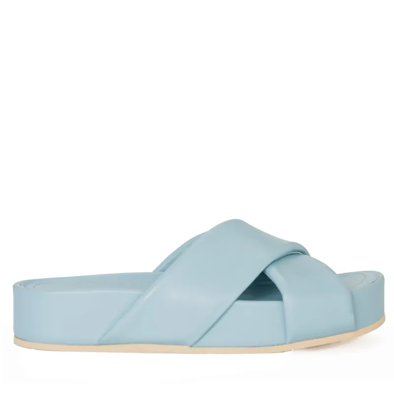 Harriet Blue Nappa Leather sold by Ruumur