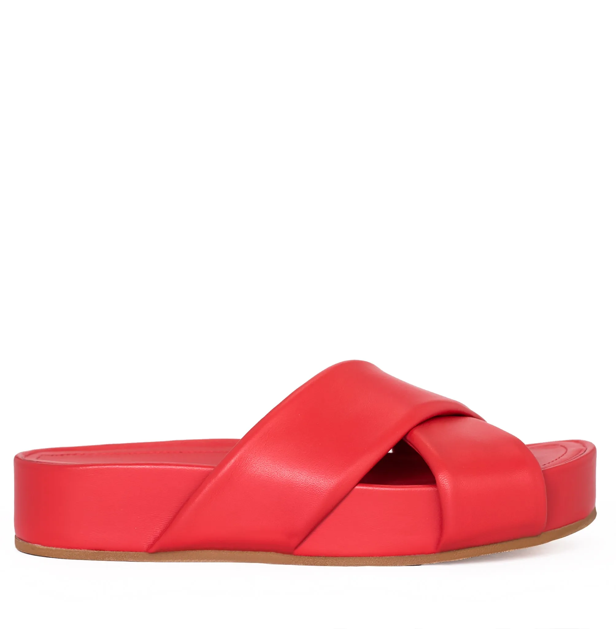 Harriet Red Nappa Leather sold by Ruumur