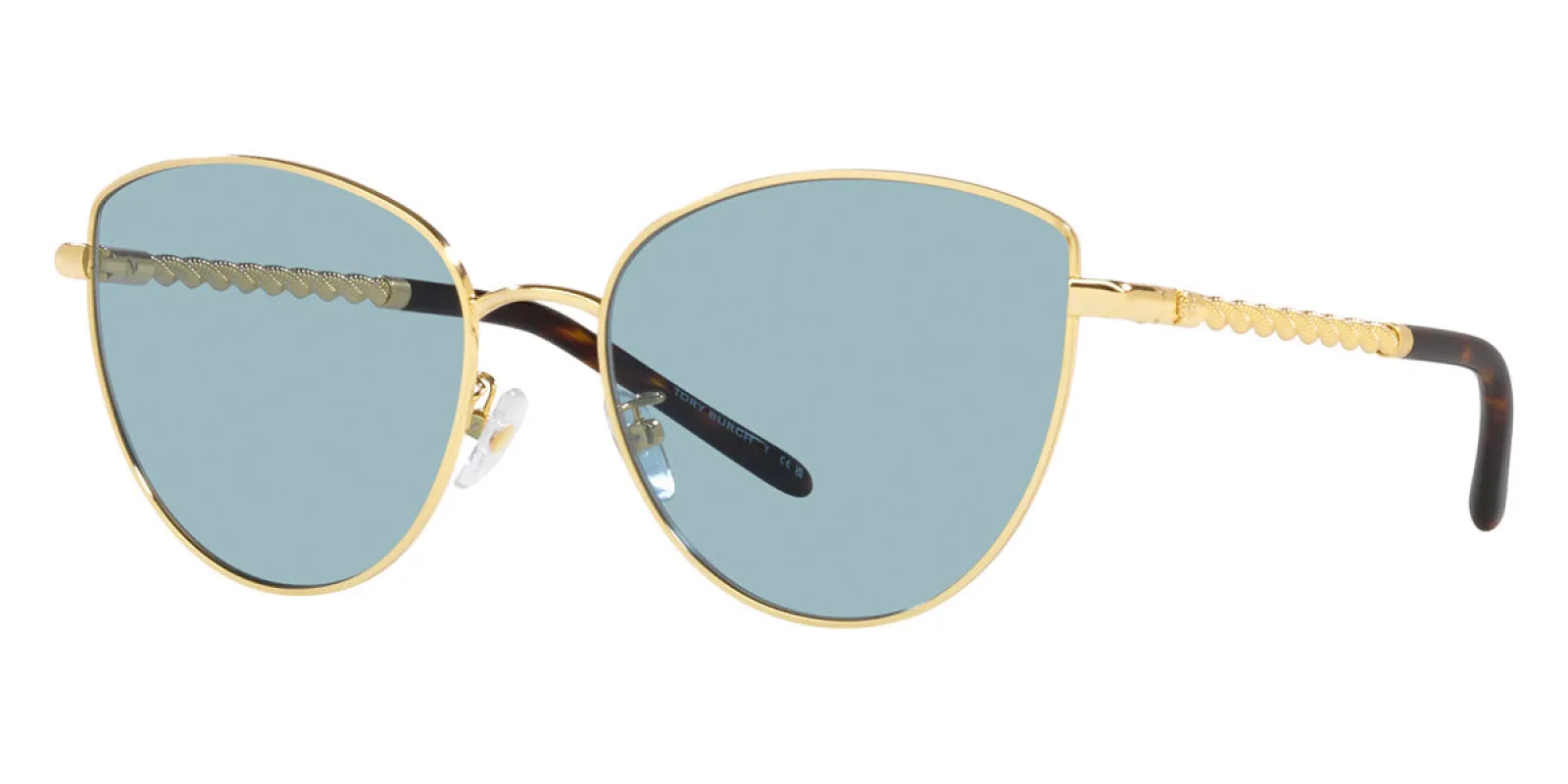 Tory Burch Women's Fashion 56mm Shiny Gold Sunglasses sold by Ruumur