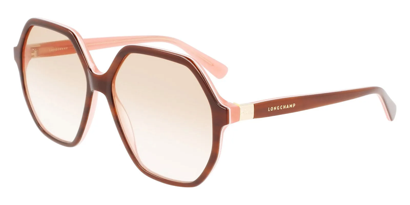 Longchamp Women's 58mm Havana and Rose Sunglasses LO707S-208 sold by Ruumur