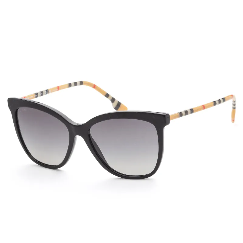 Burberry Women's BE4308-3853T3-56 Clare 56mm Black Sunglasses made by Ruumur