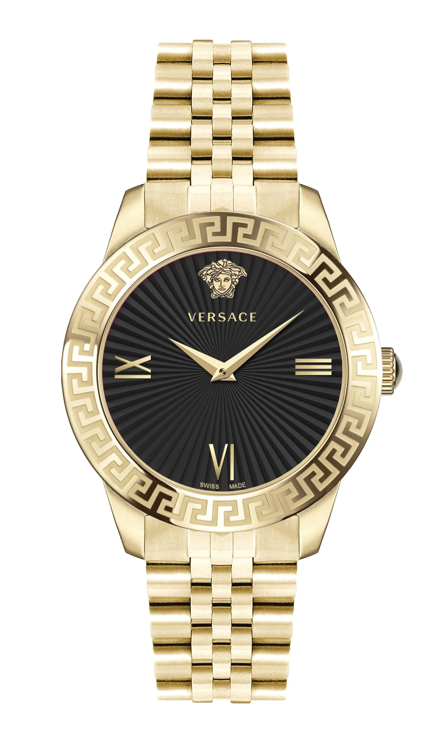 Versace Women's VEVC01121 Greca Signature 38mm Quartz Watch sold by Ruumur