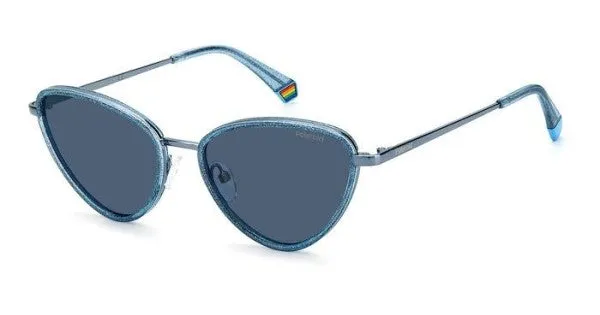 Polaroid Women's 55mm Blue Polarized Sunglasses PLD6148SX-0PJP-C3 sold by Ruumur