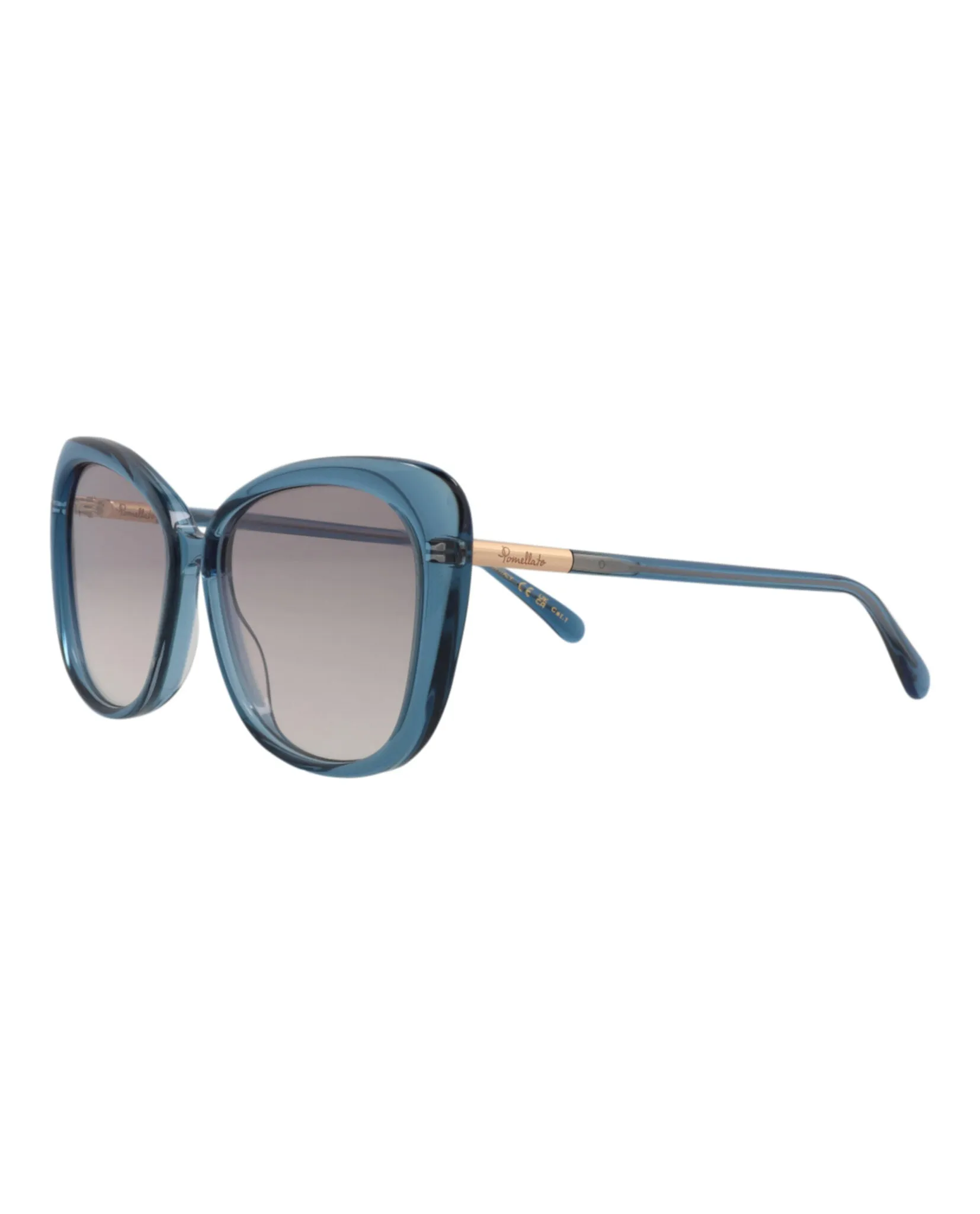 Pomellato Cat Eye-Frame Acetate Sunglasses, style # PM0110S-30012004004 sold by Ruumur product image thumbnail 2