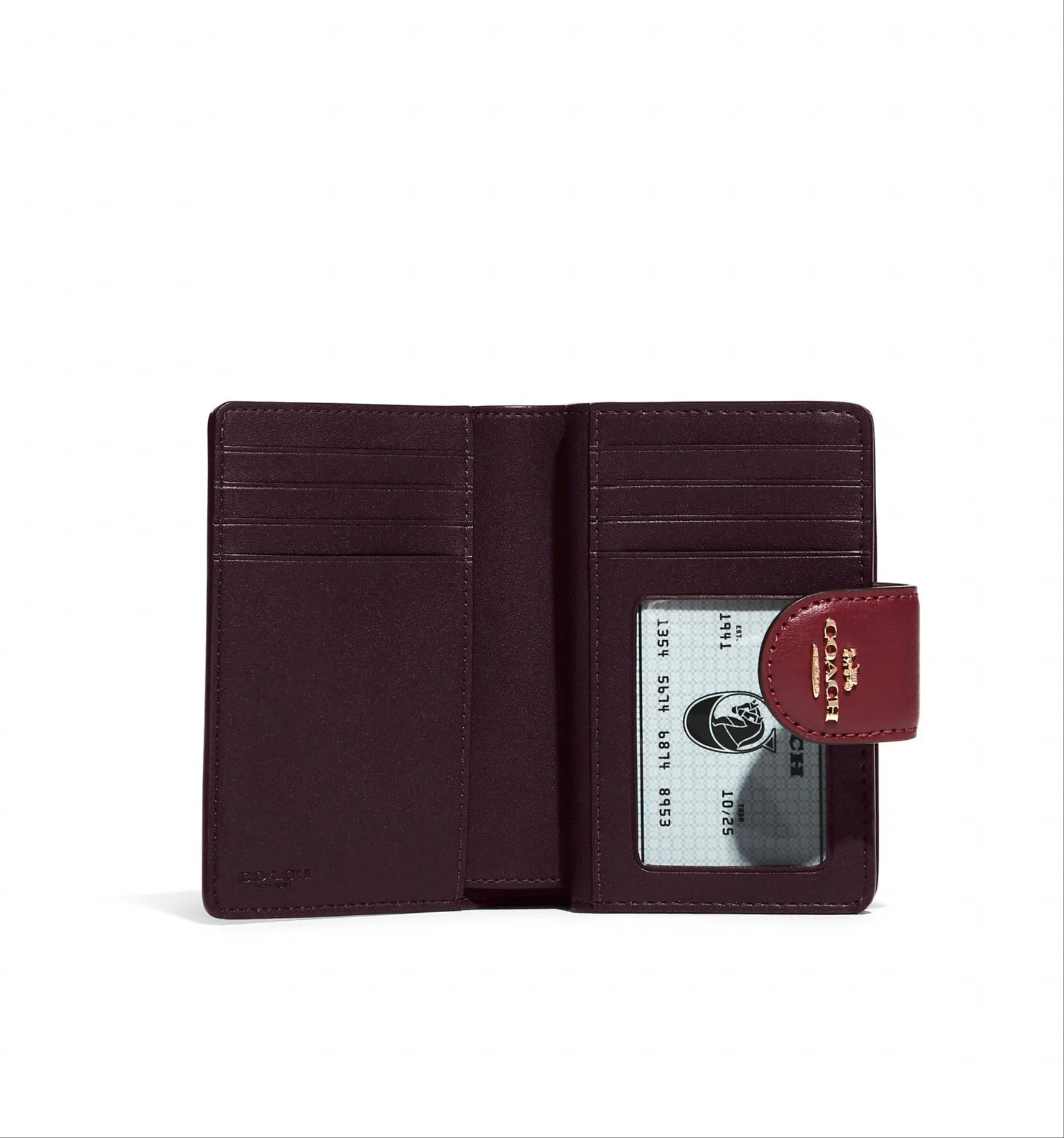 Coach Medium Corner Zip Wallet In Signature Canvas With Heart Petal Print sold by Ruumur product image thumbnail 2