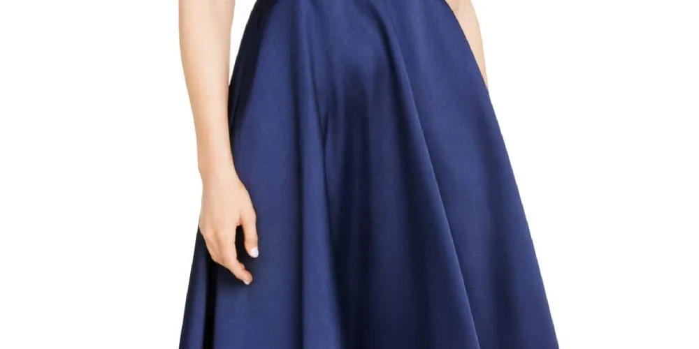 Speechless Women's Embroidered Long Halter Dress Blue Size 5 sold by Ruumur product image thumbnail 3