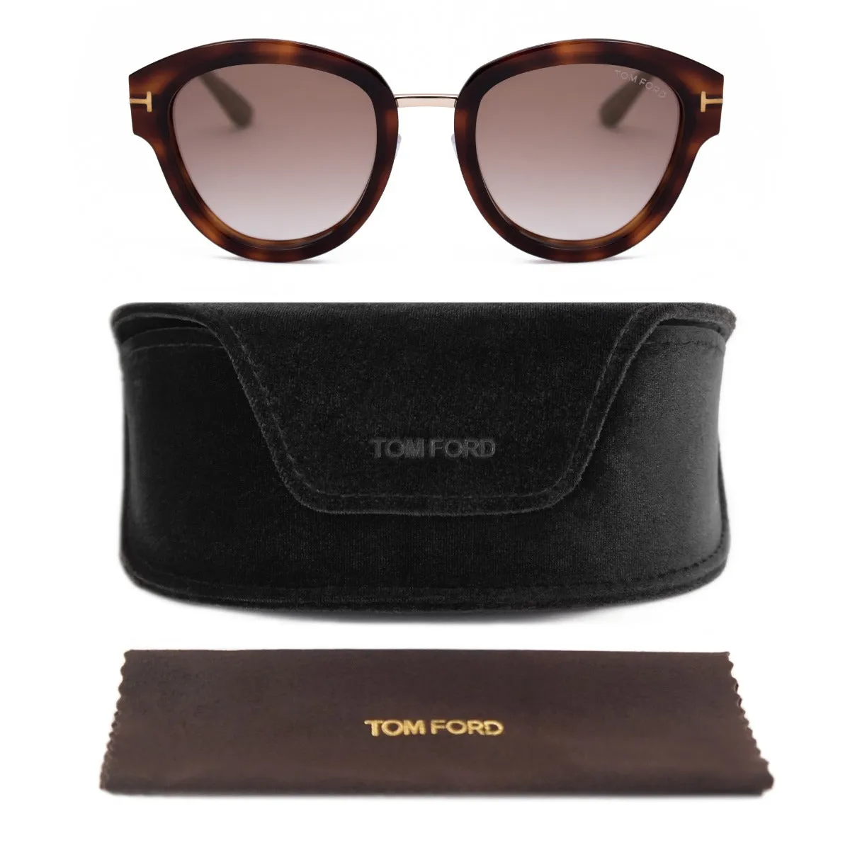 Tom Ford Round Sunglasses FT0574 52G 52 sold by Ruumur product image thumbnail 5
