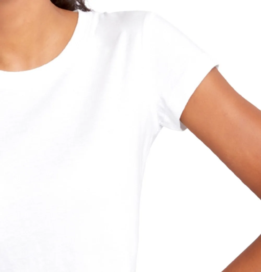 Splendid Women's Vista Crew Neck Short Crop Top White Size X-Large sold by Ruumur product image thumbnail 3