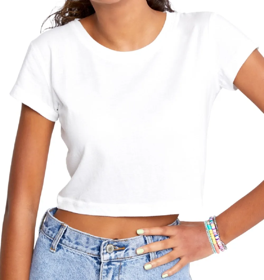 Splendid Women's Vista Crew Neck Short Crop Top White Size X-Large sold by Ruumur product image thumbnail 2