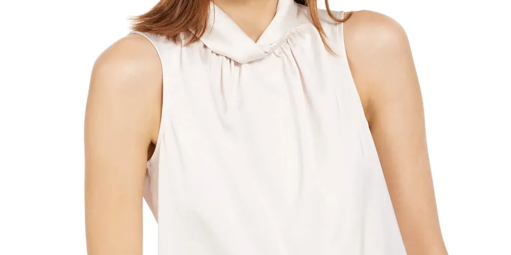 Anne Klein Women's Ivory Sleeveless Cowl Neck Top White Size 2 sold by Ruumur product image thumbnail 2