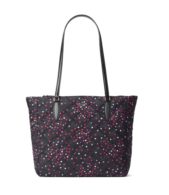 Kate Spade Jae Quilted Festive Confetti Large Tote sold by Ruumur