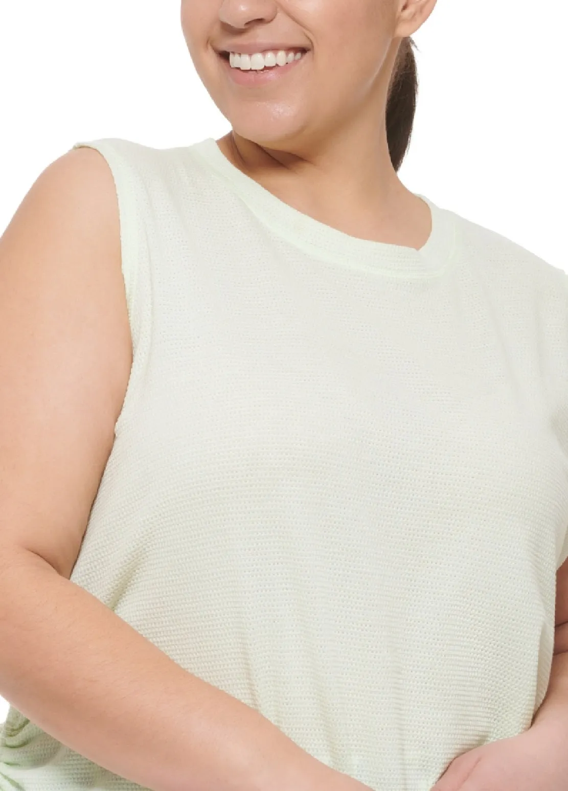 Calvin Klein Women's Moisture Wicking Workout Pullover Top Green Size 3X sold by Ruumur product image thumbnail 2