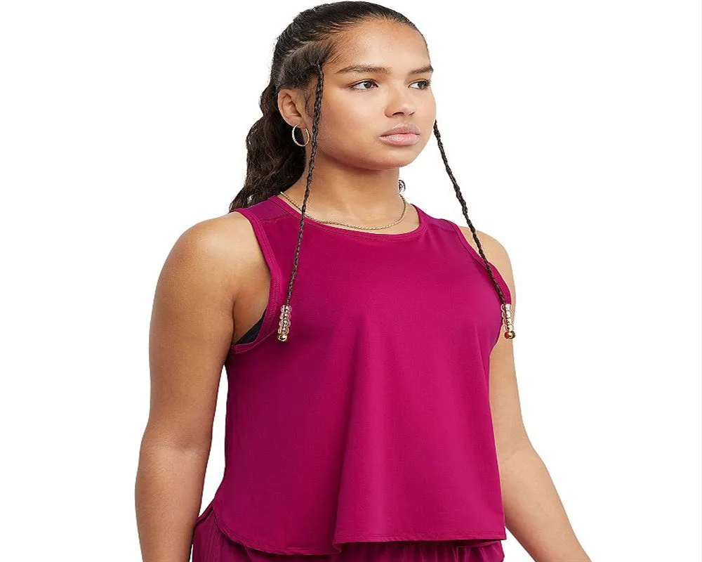 Champion Women's City Sport Drapey Tank Pink sold by Ruumur