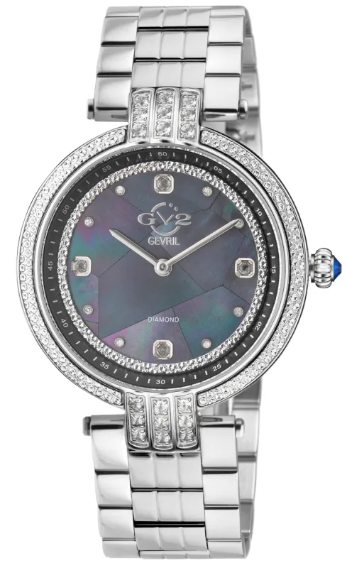 GV2 by Gevril Women's Matera 35mm Quartz Watch 12800B sold by Ruumur