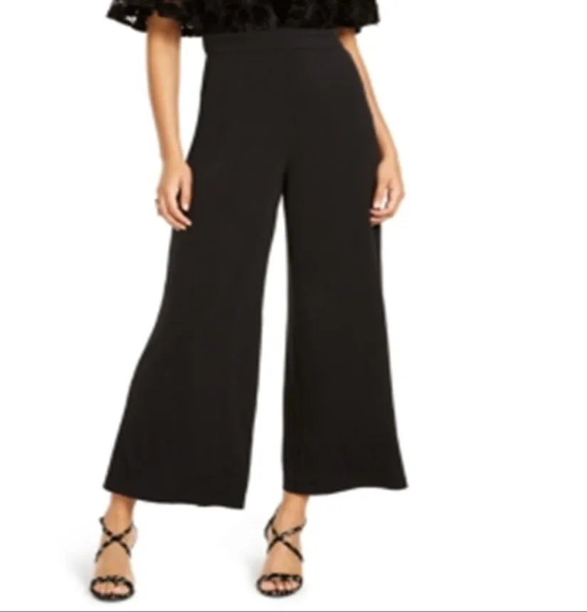 Thalia Sodi Women's Lace Mesh Surplice Jumpsuit Black Size X-Small sold by Ruumur product image thumbnail 3