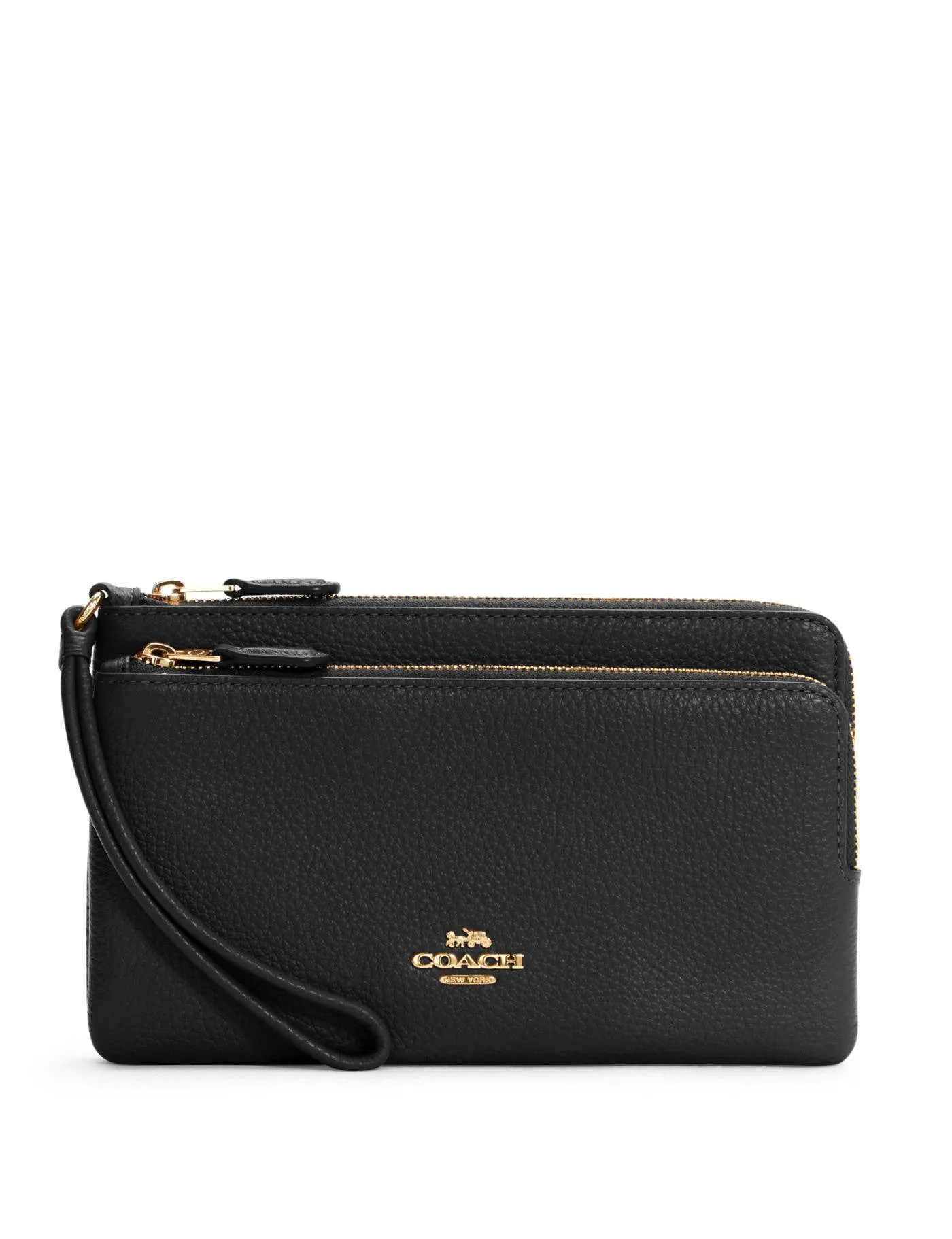 Coach Women's Black Double Zip Wallet sold by Ruumur