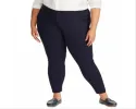 Ralph Lauren Women's Plus Stretch Ponte Pants Blue Size 1X sold by Ruumur