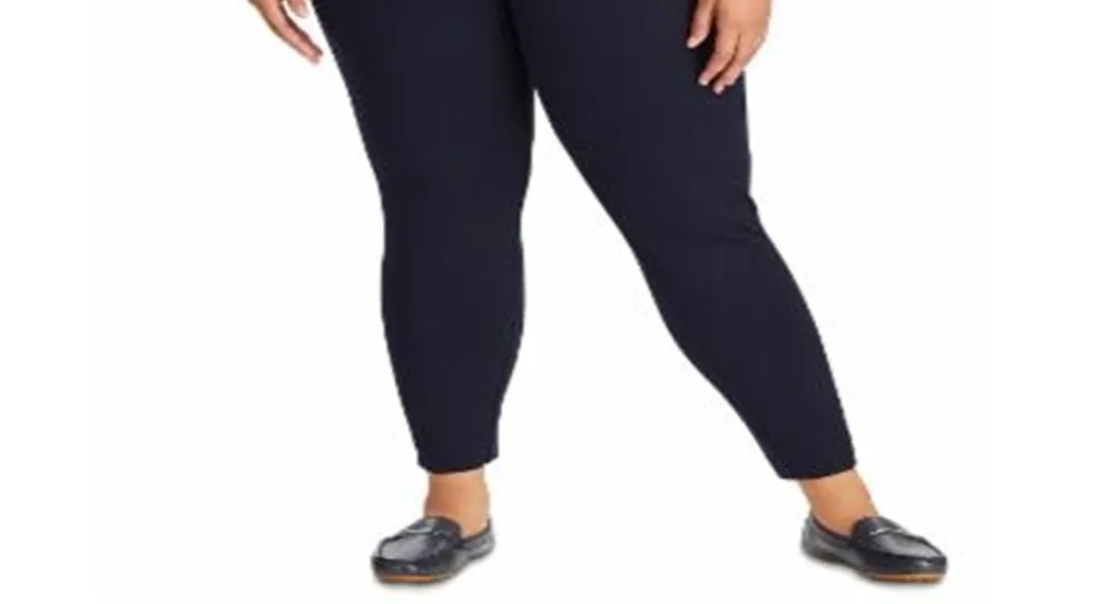 Ralph Lauren Women's Plus Stretch Ponte Pants Blue Size 1X sold by Ruumur product image thumbnail 3