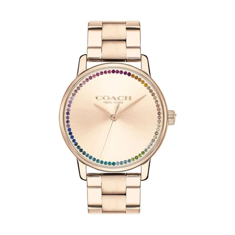 Coach Women's Grand 36mm Quartz Crystal Dial Watch 14503142 made by Ruumur