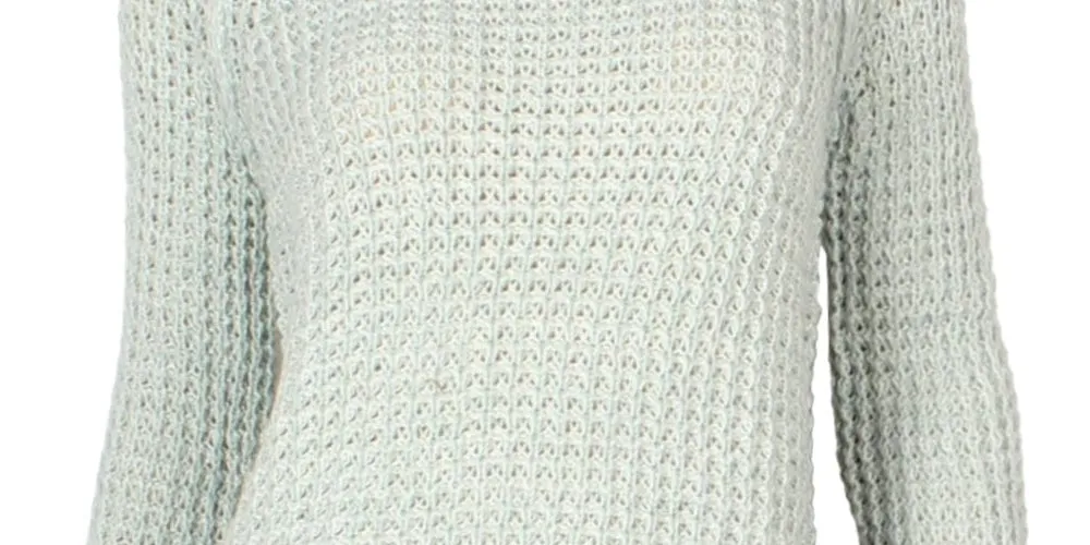 American Rag Women's Lace up Sleeves Pullover Sweater Blue Size XX-Large sold by Ruumur product image thumbnail 3