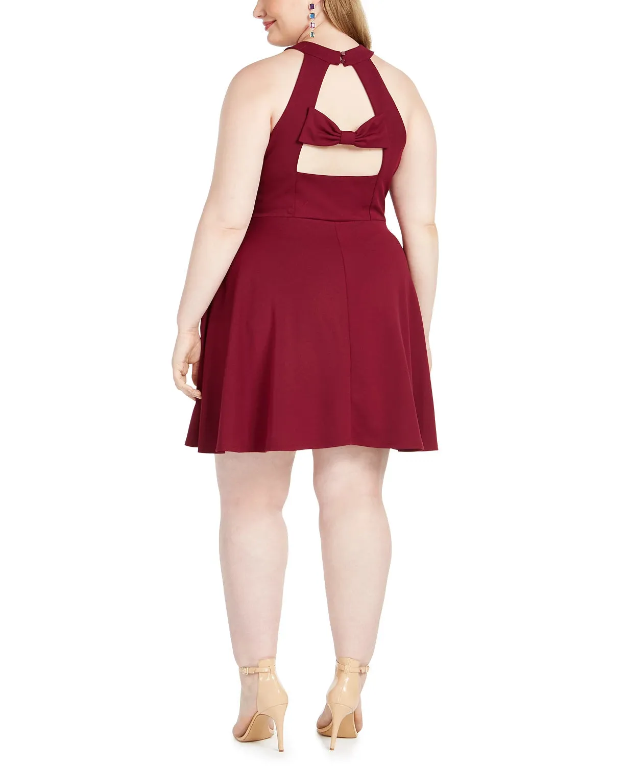 Speechless Women's Trendy Plus Size Bow-Back A-Line Dress Purple Size Square 18 sold by Ruumur product image thumbnail 2