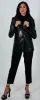 Sicily Marina Vegan Leather Blazer sold by Ruumur