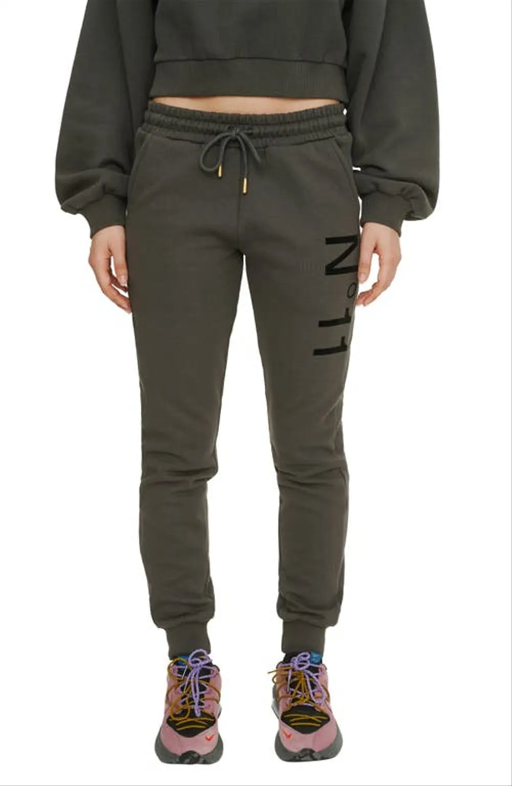 Eleven Paris Women's Fleece Joggers Gray Size XS sold by Ruumur product image thumbnail 4