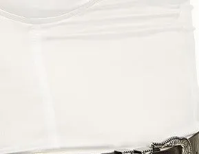 Danielle Bernstein Women's Cropped Tank Top White Size 6 sold by Ruumur product image thumbnail 3