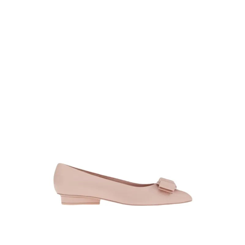 Ferragamo Viva Women's Ballets Beige sold by Ruumur