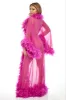 Oh La La Cheri ABBY FEATHER LONG ROBE sold by Ruumur