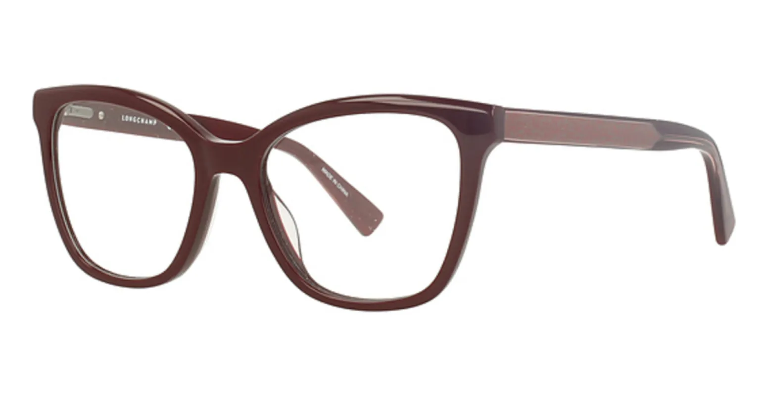 Longchamp Women's LO2689-601 Fashion 53mm Burgundy Opticals sold by Ruumur