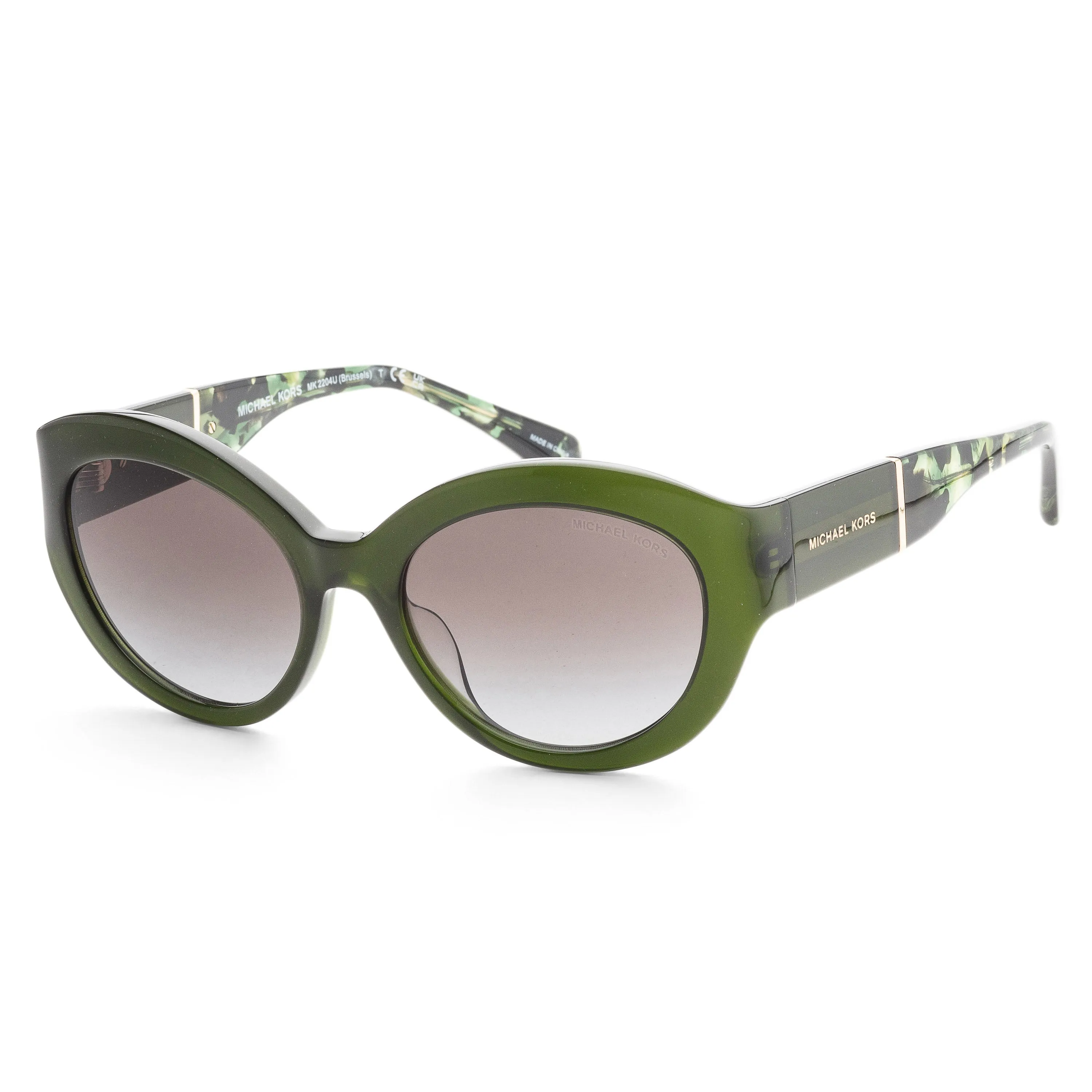 Michael Kors Women's Brussels 54mm Opal Green Sunglasses MK2204U-39478G-54 sold by Ruumur